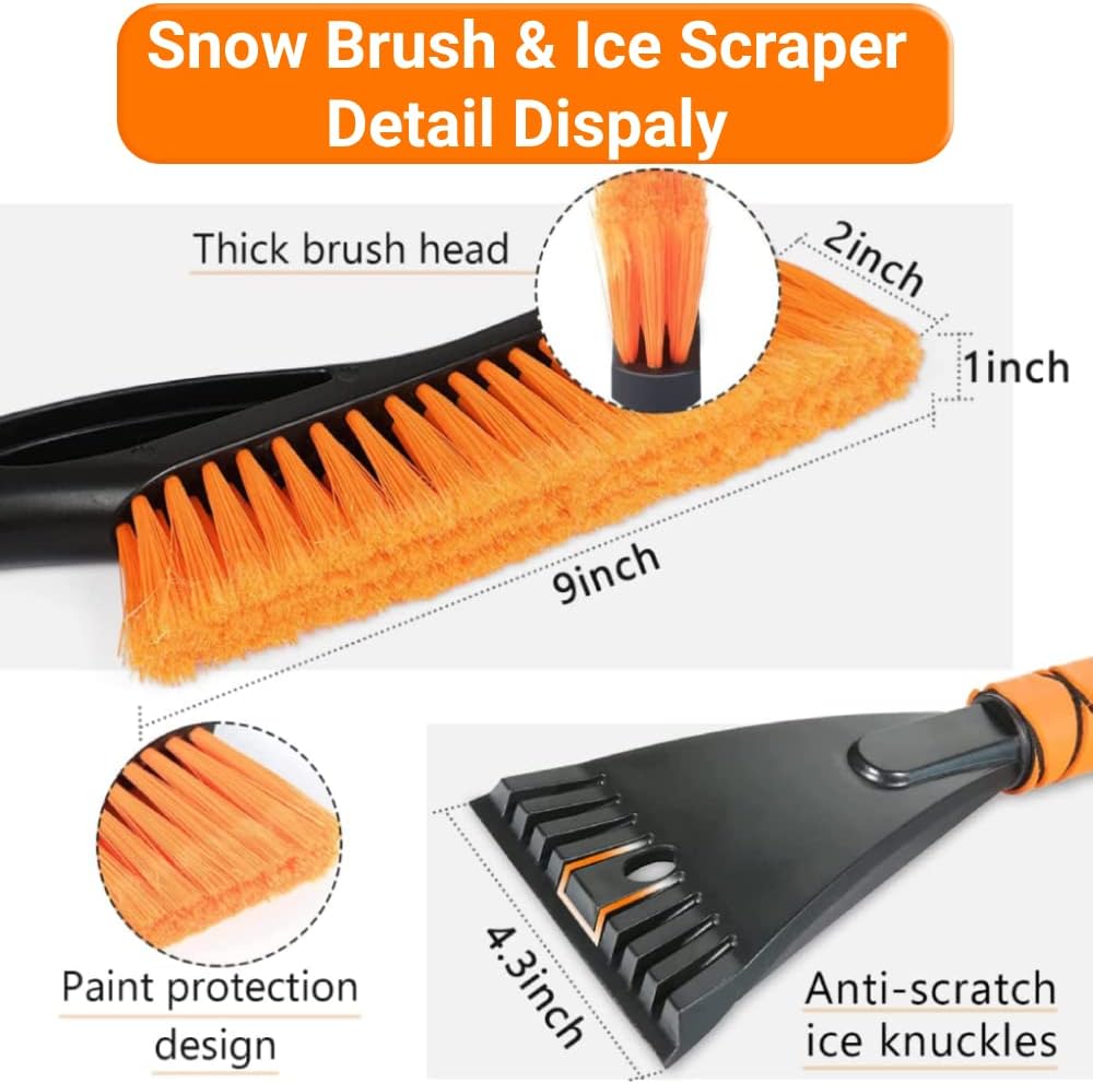27" Snow Brush and Ice Scraper